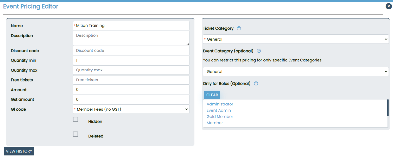 <div class='WYSIWGY '><p><strong>Create the event</strong></p></div>
